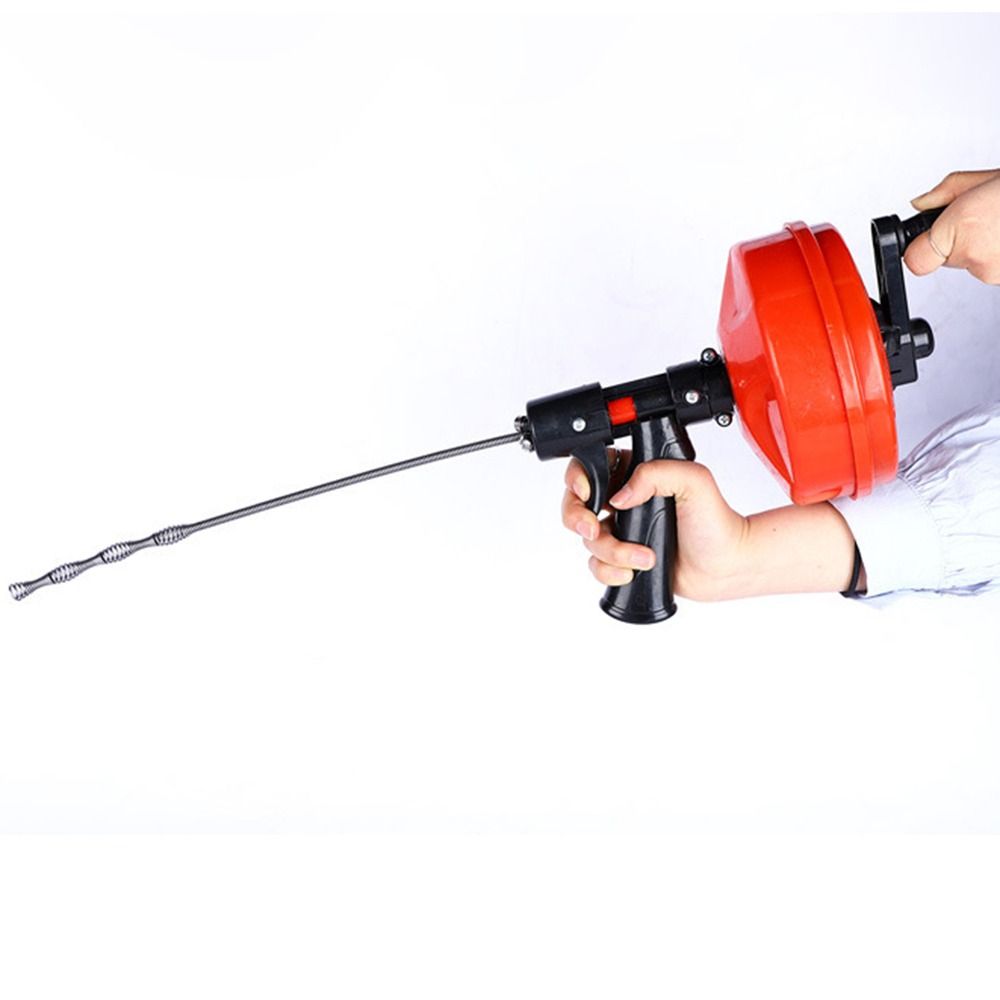 Drain Snake Flexible - Professional Drain Snake Auger Manual/Electric Flexible