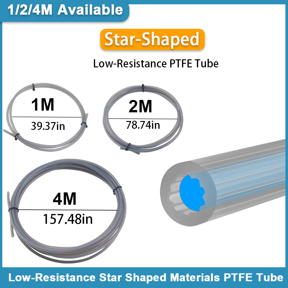 Ptfe Tape Thread - Upgraded For BambuLab AMS Creality Low-Resistance