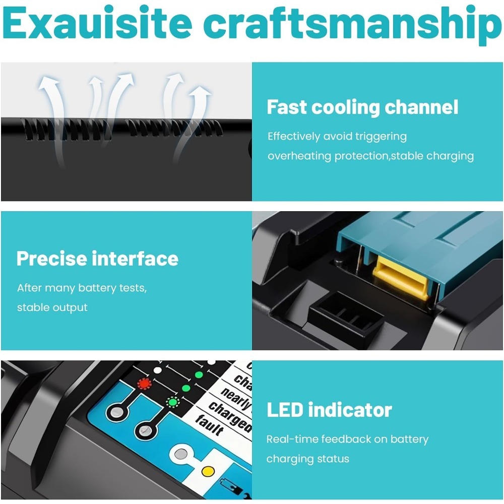 DC18RF Li-ion Super Fast Charg - Makita Drill Hp1640 recension och pris