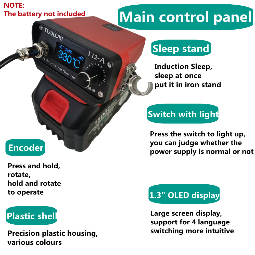 T12-A STM32 V3 Cordless Solder - Milwaukee Drill M12 Fuel recension och pris