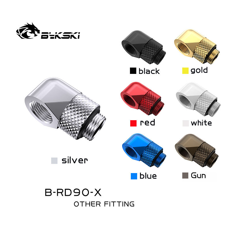 Bykski B-RD90-X 90 Degree Bras - Compression Fitting Brass recension och pris