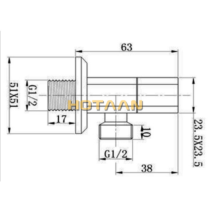 .,Bathroom copper mixing trian - Toilet Fill Valve recension och pris