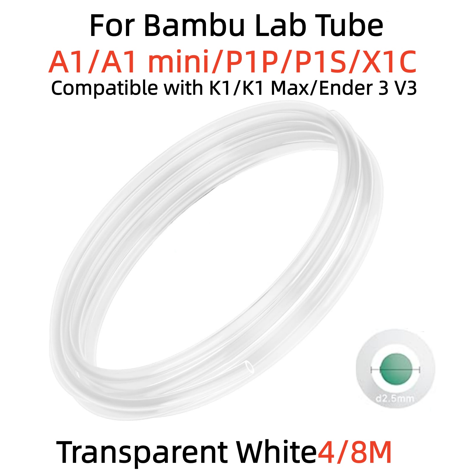 For Bambu Lab Ptfe Tube P1P AM - Ptfe Tape Thread recension och pris