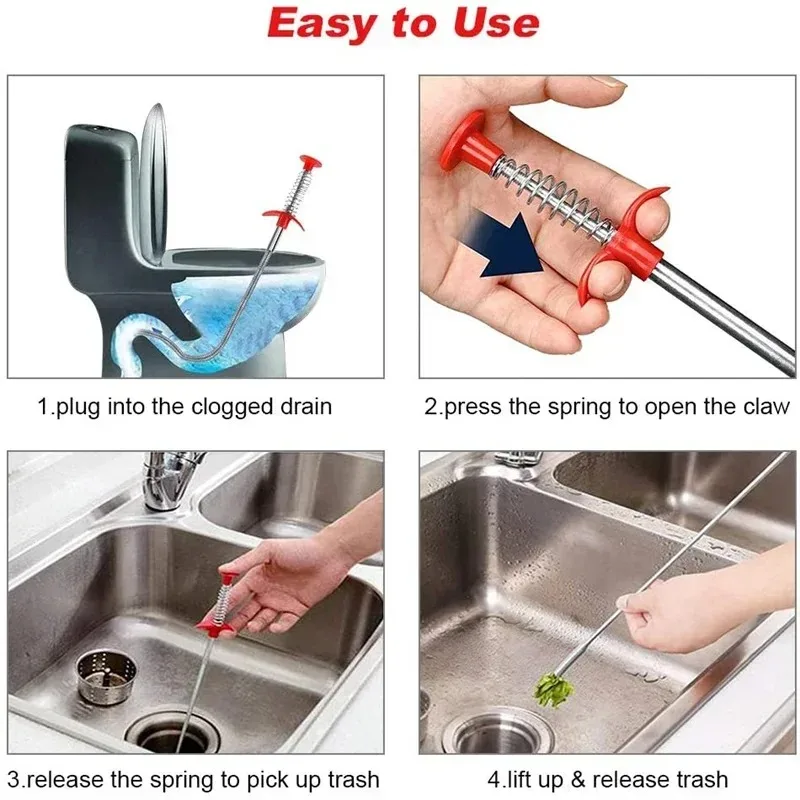 Flexible Spring Snake Drain Pi - Drain Snake Flexible recension och pris