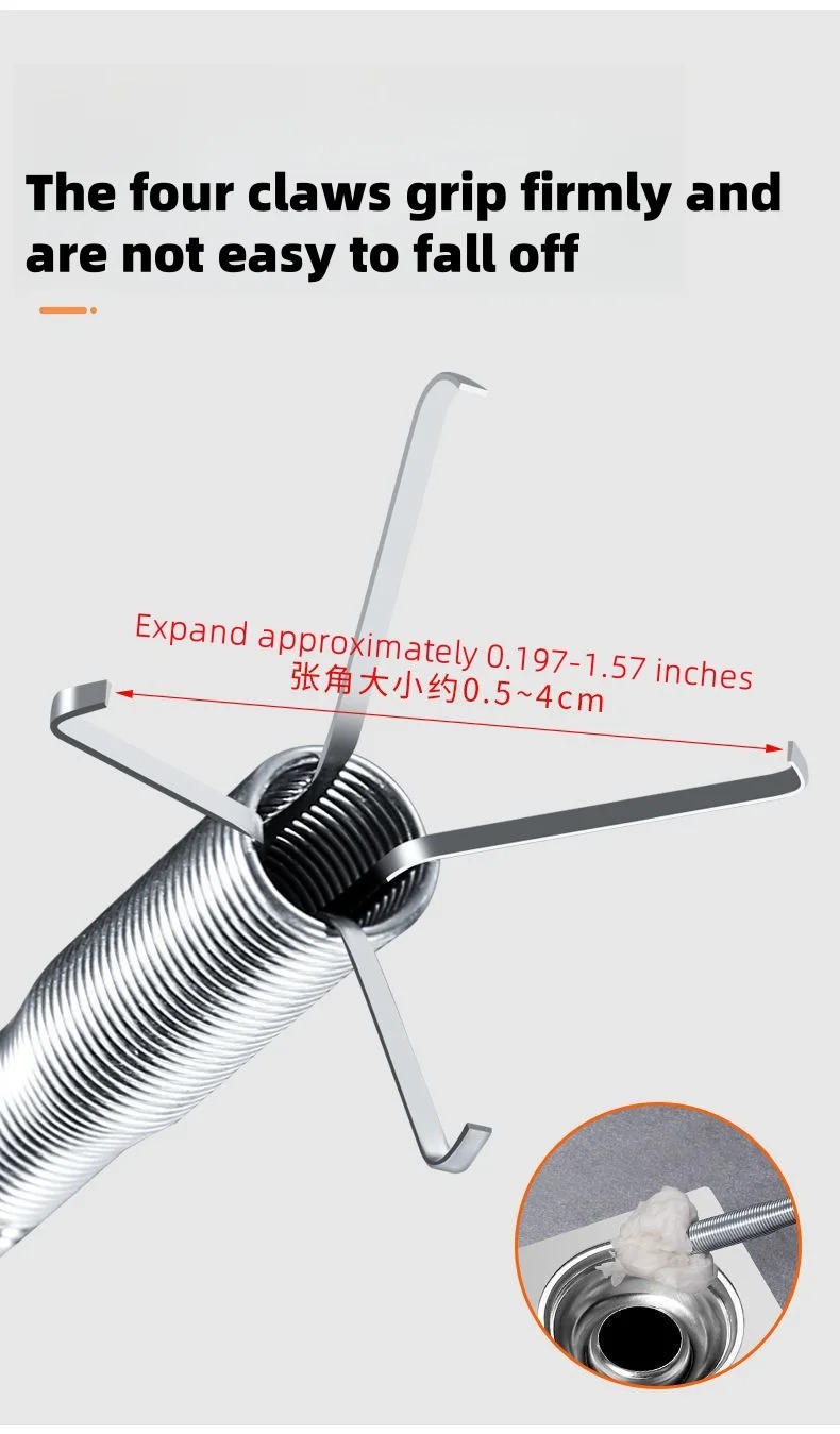 Flexible Spring Snake Drain Pi - Drain Snake Flexible recension och pris